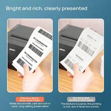 DELI 11872 Three-Proof Thermal Label Paper, Three-Layer Three-Dimensional Structure, Suitable For Industrial Manufacturing, Corrosion-Resistant And Abrasion-Resistant, Strong Adhesion To Various Material Surfaces, White. - White - View 6