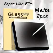 واقي شاشة زجاجي مطفي مقاوم للكسر متوافق مع آيباد الإصدار 11/10/9/8/7/6/5/2025 الهواء/2024 الهواء/2024 برو/2022 برو/2024 الهواء/2025 الهواء/2021 برو/2020 برو/2018 برو/ميني 6/ميني 5/ميني 4/الهواء 5/الهواء 4/الهواء 3 (10.2 بوصة/11 بوصة/10.9 بوصة/8.3 بوصة/12.9 بوصة/9.7 بوصة/13 بوصة)، مضاد للخدش، فائق الوضوح، متوافق مع قلم أبل، مضاد للانعكاس، لمس حساس، مكتب/رسم، مناسب كهدايا للأصدقاء، هدايا عيد الميلاد، هدايا مسيحية، هدايا للرجال، هدايا للأم - الكمية 1 قطعة - مشاهدة 39