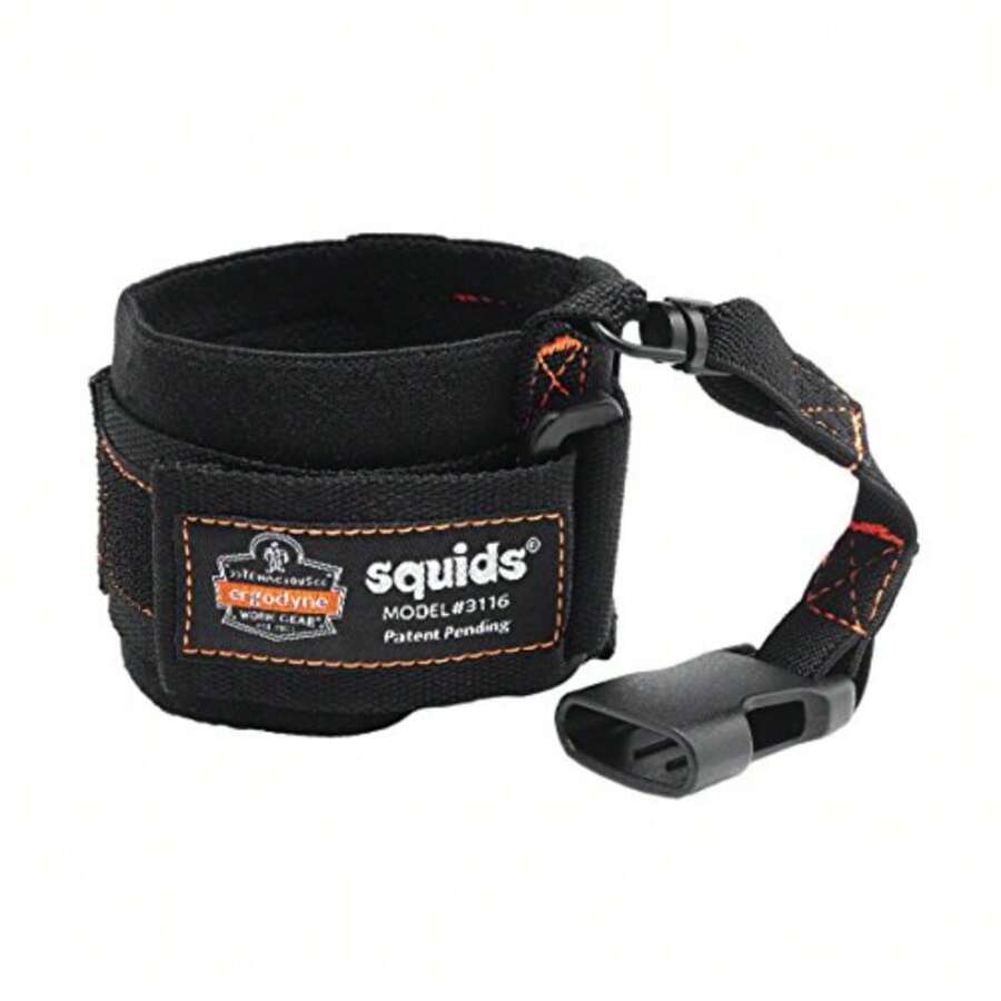 CYPNErgodyne Squids 3114 - Cordón de muñeca sin Cierre con mosquetón de Acero Inoxidable 3 Libras Color NegroFashion - 227431224 - Ver 1