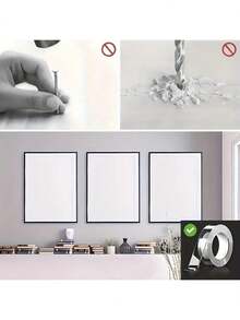 1pc Heavy Duty Nano Double-Sided Tape - Reusable, Traceless And Washable - Strong Adhesive Strips For Home & Office Use - Multicolor - View 9