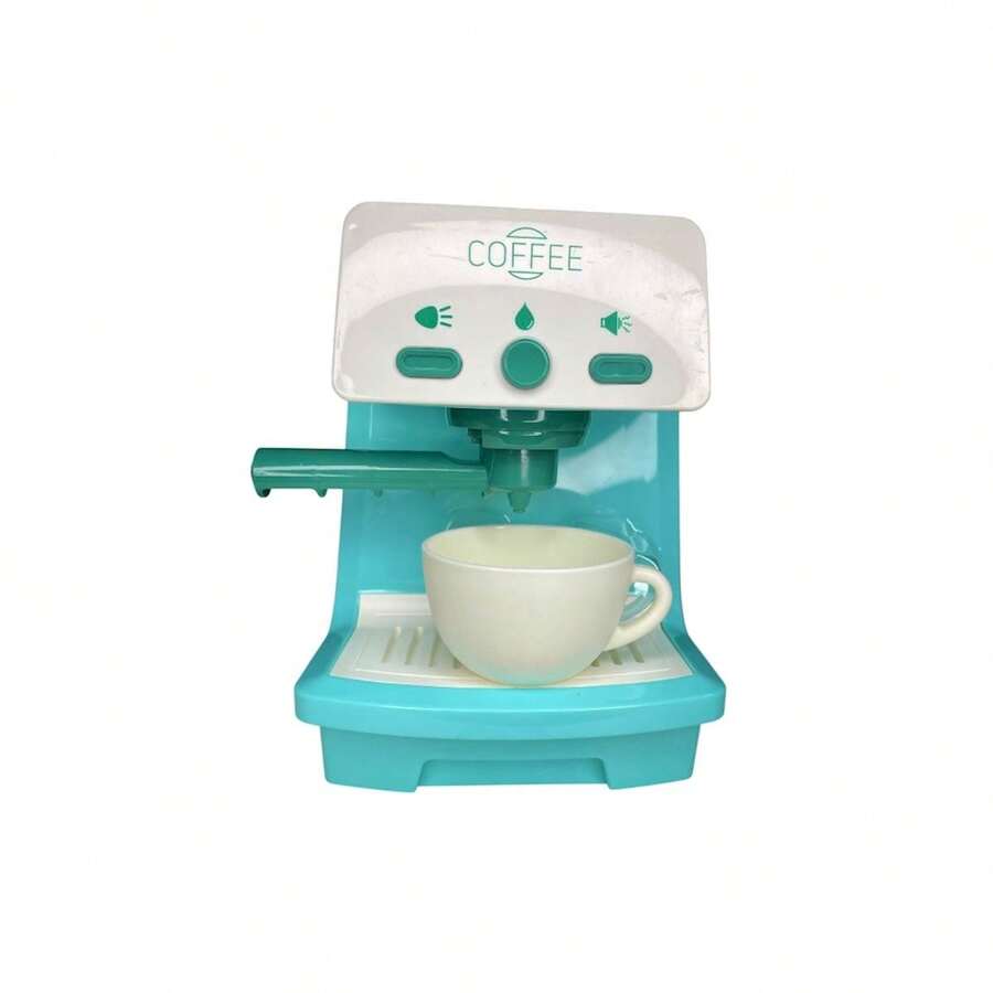 Set de Juguetes para cocina color verde menta Juguete con luz sonido y movimiento, funcion real con agua y liquidos - Azul Cadete - Ver 1