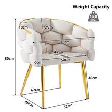 Dining Chairs - White - View 6