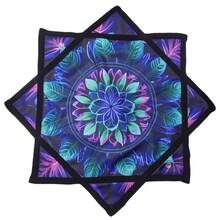 Tapiz de pared con estampado de estrellas y rayos UV para deportes al aire libre, decoración de habitación, diseño moderno de rayas, color morado - Verde - Ver 1