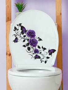 1件装 - 壁纸 - [杯垫、炉灶装饰、玫瑰、新年快乐横幅]家居装饰自粘壁纸可移除墙贴，适用于客厅墙面装饰、窗户贴纸 - 可爱创意墙面装饰，也可用于冰箱、卫生间墙面艺术、房间装饰、卧室装饰 - 彩色 - 查看 7