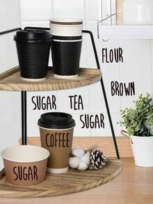 1件装 - 壁纸 - [杯垫、炉灶装饰、玫瑰、新年快乐横幅]家居装饰自粘壁纸可移除墙贴，适用于客厅墙面装饰、窗户贴纸 - 可爱创意墙面装饰，也可用于冰箱、卫生间墙面艺术、房间装饰、卧室装饰 - 彩色 - 查看 3