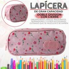 CYPNjuego de 3 piezas mochila escolar con ruedas de carrito y bolsa de almuerzo lonchera termica reutilizable y estuche de gran capacidad para niño y niña facil de usar y de gran calidad.Fashion - 227501853 - Ver 7