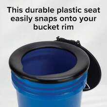 CYPNCamco 41549 - Juego de cubeta de Inodoro con Asiento 1 Unidad Tapa del Asiento del Cubo del Inodoro y Bolsas de BasuraFashion - bolsas de basura para el cesto del baño - Ver 6