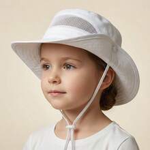 Men's Summer UV Protection Sun Hat, Breathable Hollow Out Sun Visor, Fishing Bucket Hat - Multicolor - View 13