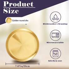 5/10pcs Stainless Steel Korean BBQ Plate Set, Gold Color Serving Tray, Fruit & Snack Platter, Buffet Plate, Stainless Steel Tableware Set, Elegant Dinnerware, Minimalist Style, Dishwasher , Durable, Versatile For Home, Restaurant, Outdoor, Camping, Picnic, Snack & BBQ Party, Holiday, Kitchen Utensils, Kitchen Accessories - Gold - View 3