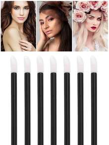 Bộ 500 món dùng một lần gồm mascara, phấn mắt, son bóng, cọ trang điểm, cọ lông mềm, dụng cụ trang điểm mi giả, cọ môi thân rỗng. Thao tác đơn giản và dễ sử dụng. Quà tặng kèm. - màu đen - Xem 3