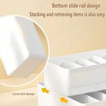 Hộp đựng cáp nhiều ngăn, hệ thống quản lý dây cáp bằng nhựa, hộp đựng tai nghe và sạc, hộp đựng cáp du lịch di động, hộp đựng dây nguồn đa năng - Hộp quản lý cáp dung lượng lớn - Hộp đựng cáp sạc để bàn hiện đại có chức năng cuộn dây. - Nhiều màu - Xem 8