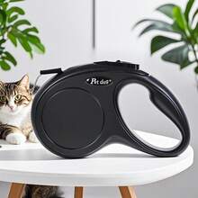 1条宠物狗/猫伸缩牵引绳，骨头形状遛狗绳