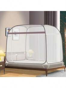 Mosquito Net Protective Screen Against Mosquitoes, Gnats And Insects, Tent Net For Bed, 1.5m X 2m - Grey - View 8