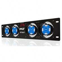 Pyle-Pro PFN41 19" Rack Mount Cooling Fan System W/Temperature Display - como en la foto - Ver 3