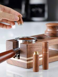 1pc Home Stainless Steel Coffee Powder Needle Cloth Powder Blender Concentrated Coffee Powder Stirring Needle DIY Tool, Coffee Maker Mini Accessories Tool Needle - Multicolor - View 2