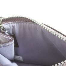 COACH Women's Light Pink Leather Wallets For Women Purse Card Holder With Gold Logo Zipper Pouch Valentine's Day Gift - Pink - View 5