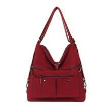 2025 New Multifunctional Women's Tote Bag, Large Capacity Casual Versatile Lightweight Shoulder Bag, Adjustable Strap For 4 Carrying Modes (Backpack, Shoulder, Crossbody, Handheld), Detachable Inner Pouch - Multicolor - View 5