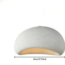 40cm Japanese-Style Bird-Nest Shaped Ceiling Lamp Shade, Suitable For Use In Restaurants, Bedrooms, Kitchen Island Tables, Dining Areas, Etc.(Only The Lampshade)