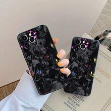 Ojos de Anime Futbolista con un Brillo Intenso. Esta elegante funda es compatible con los modelos  16, 15, 14 Pro Max, 13, 12, 11, XR y XS Plus. Fabricada en silicona TPU, ofrece protección contra golpes y caídas, además de una sensación superior. Es un regalo ideal para familiares, amigos y seres queridos, y una opción perfecta para Navidad.fundas para ,accesorios para celular,fundas para celular,funda  13,fundas ,fundas para  13,funda  16,funda  17 pro max, 17 pro max,funda  15,funda  17,funda ,fundas para  16,fundas  15,funda  14,fundas  17 pro max,protector para ,fundas  11,fundas  12,funda  17 pro,fundas  13,,case  17 pro max,fundas para  11,fundas para  12 - Negro - Ver 3