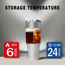 SANRIO 1 Cốc du lịch bằng thép không gỉ 40 oz kèm nắp và ống hút - Chống rò rỉ, vừa vặn với giá đỡ cốc trên xe hơi, giữ đồ uống nóng hoặc lạnh trong mùa hè, thiết kế hoạt hình dễ thương với các ngôi sao và nhân vật - Món quà hoàn hảo cho sinh nhật và ngày Valentine. - Nhiều màu - Xem 7