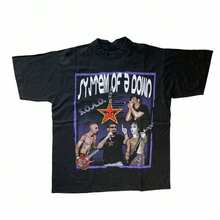 Live In Concert System Of A Down Band Shirt Classic Black Unisex S-5XL - Black - View 1