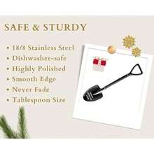 Gifts For Dad, Fathers Day Gifts From Daughter, Ice Cream Shovel For Christmas Gifts For Dad, Gifts For Men Funny Engraved Stainless Steel Spoon Shovel, Fathers Birthday Gifts - Dad's Ice Cream Shovel - Black - View 3