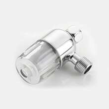 Filtr do wody do pralki, filtr osadowy Spin Down, filtr do wody ze stali nierdzewnej wielokrotnego użytku do zlewu, zmiękczacz wody do podgrzewacza wody, pralki, zmywarki, kranu prysznicowego, zapobiega zanieczyszczeniom - Wielobarwność - Zobacz 11