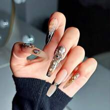 3D Love Pattern Gel Nail Art Mold Arts Resin Butterfly Molds For Accessories Supplies Baroque Silicone Tools Retro Nails Style - ZYXP055 - 查看 7