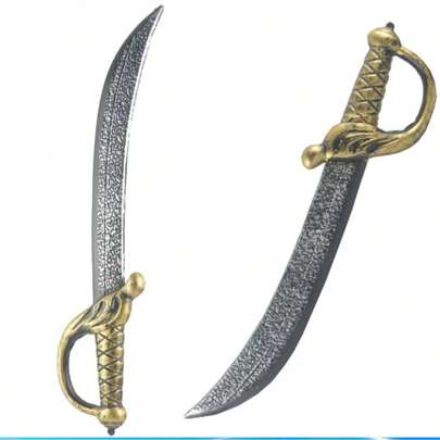 1pc Plastic Pirate Prop, Halloween Costume Accessory, Party Cosplay, Stage Performance, Plastic Prop And Sword. Christmas And Halloween Birthday Gift, Novelty Holiday Gift. [1 Pirate Prop] 1pc Plastic Prop And Toy, Pirate , Halloween Costume Accessory, Party Cosplay, Home Decor, Halloween Decor, Room Decor, Christmas Decor, Christmas Home Gift, Christmas Decoration