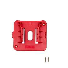 易于安装的 Milwaukee 18V 电池支架 – 适用于 Milwaukee 18V 锂离子电池的重型塑料储物架 – 适用于车间和车库的快速接线整理架 - 彩色 - 查看 8