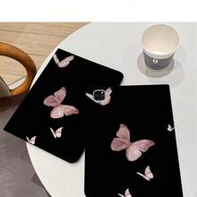 1pc Cartoon Minimalist Butterfly Tablet Protective Case For IPad 11 2025/Air 7 2025/10.9/Air4/5/6/10.2/Pro 11/10th/9.7/10.5, Sleep/Wake Function - Multicolor - View 4