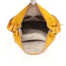 2025 New Multifunctional Women's Tote Bag, Large Capacity Casual Versatile Lightweight Shoulder Bag, Adjustable Strap For 4 Carrying Modes (Backpack, Shoulder, Crossbody, Handheld), Detachable Inner Pouch - Multicolor - View 4