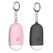 Alarmas personales de Siren de Defensa Personal Recargable Alarma de Defensa Personal Recargable Alerta DE Emergencia PROTECTIVA DE Siren PROFUNDAD - Negro - Ver 7