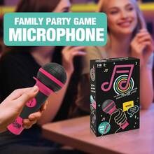 Grab The Microphone Family Karaoke Board Game - Music Trivia Card Game For 2-10 Players, Karaoke Party Games With 250 Lyrics, Family Games For Adults, Christmas & Birthday Gifts, Microphone Fun - 1 - 查看 7