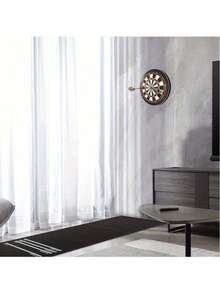 1pc Dart Board Mat, Dart Practice, 4 Throwing Distances, 300x34cm, Suitable For Bar, Home, Club, Game & Entertainment - Black - View 3