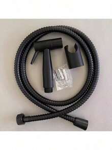 手持式冲洗喷头 - 不锈钢可调节水压尿布喷头带软管，适用于婴儿/女性私处卫生清洁