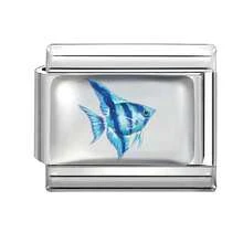 1件树脂涂层DIY意大利模块化手链，饰以海洋元素，适合作为派对礼物送给朋友/情侣，适用于圣诞节、新年、万圣节、情人节等场合。设计精美，采用不锈钢材质，兼具实用性和时尚感，适合圣诞风格、圣诞装饰、派对穿搭指南、圣诞礼物、营造圣诞家居氛围、复古夏季和万圣节配饰。 - M293390 - 查看 7