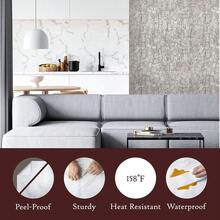 Very Berry Sticker White Gold Peel And Stick Wallpaper (15.7\ X 78\, 1 Pack) Contact Paper Peel And Stick, Decorative Gold Wallpaper For Cabinets, Drawers, Furniture & Walls - 白金 - 查看 6