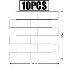 20pcs 3D Glossy Subway Tile Texture Self-Adhesive Wall Stickers, Wallpaper, Wall Decals, Vinyl Stickers For Home Decor, Spring Decorations, Kitchen Decor, Gifts For Birthday, Graduation - Multicolor - View 16