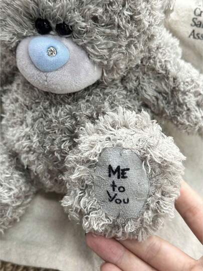 灰色小熊毛绒玩具 - 迷你伙伴，随时准备开启趣味冒险 - 适合所有年龄段的儿童、幼儿、成人和家庭，毛绒玩具，送给男孩女孩的礼物，灰色小熊毛绒玩具，毛绒动物，毛绒玩具，儿童礼物，柔软舒适的棕色泰迪熊毛绒玩具，是孩子们的理想之选