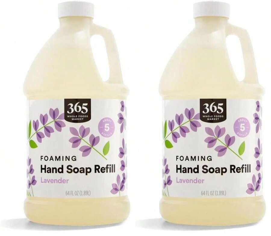 365 By Whole Foods Market, Lavender Foaming Hand Soap, 64 Fl Oz (Pack Of 2) - ColorD - 查看 1