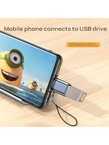 PHILIPS 轉換器SWR3001A/93-10G 轉接頭type-c數據線 tpc轉usb3.0安卓手機 typec平板接U盤轉換器 - 太空灰 - 查看 2