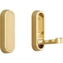 2个可折叠重型锌合金墙钩，可伸缩隐形折叠墙钩，用于悬挂外套、围巾、帽子、浴袍、钥匙、包包 - 彩色 - 查看 12