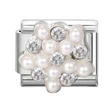 1件装DIY意大利模块化手链，饰有心形和蝴蝶结，适合作为派对礼物送给朋友/情侣，适用于圣诞节、新年、万圣节、情人节等场合。设计精美，采用不锈钢材质，兼具实用性和时尚感，并镶嵌水钻，营造圣诞氛围，可用于圣诞装饰、派对穿搭、圣诞礼物、家居装饰、复古夏季、优雅装扮、万圣节配饰等，四季皆宜，也适合学校、晚会、毕业典礼等场合佩戴。 - M293761 - 查看 14