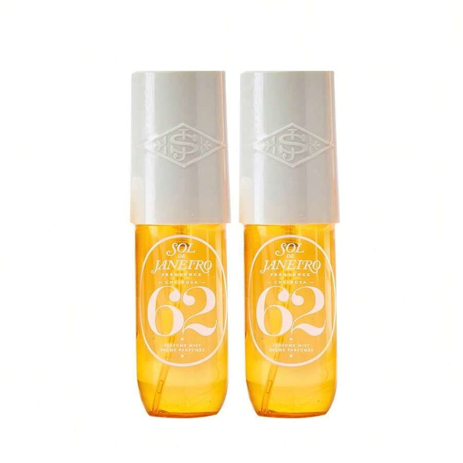 2X (90ml/3 Fl.Oz)Sol De Janeiro Hair & Body Perfume Mist, Cheirosa 62 With Vanilla And Salted Caramel - 62`Cheirosa 180ml(90ml*2 chai) - Xem 1