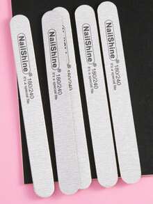 10/6/2Pcs Nail Files - 180/240 Grit Nail Art Buffering Files Double Sided Fingernail Files Professional Emery Boards Nail Care Files Manicure Pedicure Tools For Acrylic Artificial - Multicolor - View 10