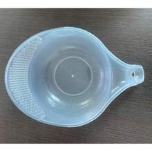 1 pieza Tazón de plástico para lavar arroz con filtro - Limpieza eficiente para granos pequeños, herramienta de cocina, accesorio de cocina, regalo de utensilio de cocina esencial para chefs en el hogar, almacenamiento de cocina que ahorra espacio, idea de regalo de cocina navideña - Multicolor - Ver 5