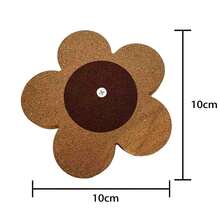 Bird Toys Parrot Hamster Chew Soft Wood Grinding Teeth Toys, Boredom Relief Chew Toys, Bird Supplies Parrot Entertainment Screw Flower Toys - Multicolor - View 4