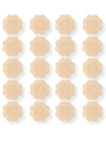 4片/2片装可重复使用兔耳硅胶隐形文胸自粘运动聚拢文胸贴纸 - 彩色 - 查看 11