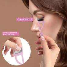 2-In-1 Eyelash Curler Set: Eyelash Comb, Eyelash Mascara Wand, Multi-Function Lip Brush Eyelash Brush, Long-Lasting Curl, Clump-Free Lashes, Beginner-Friendly Beauty Accessories, Suitable For Daily And Salon Use, Great Christmas And New Year Gift For Family And Friends - Multicolor - View 6